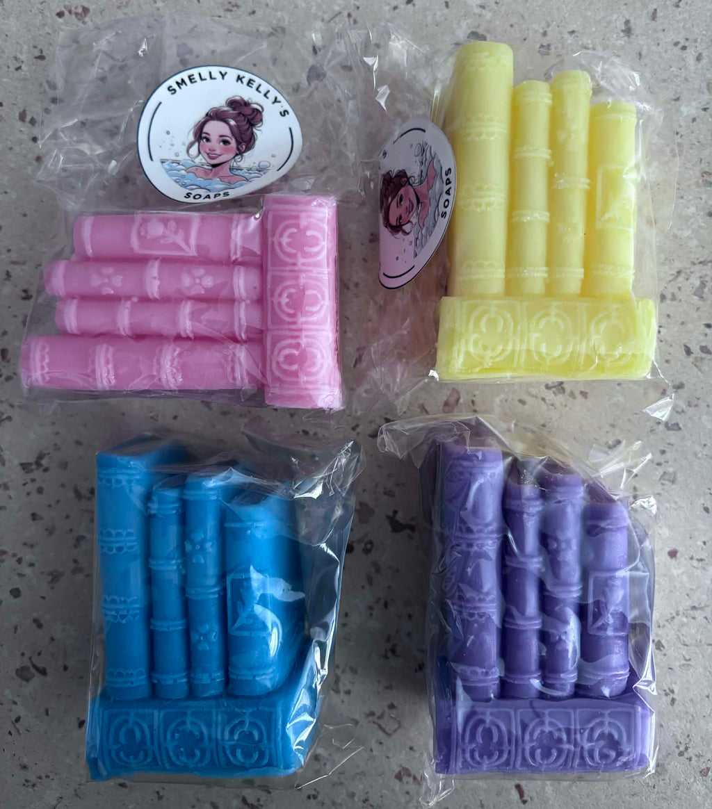 Stack of books soap