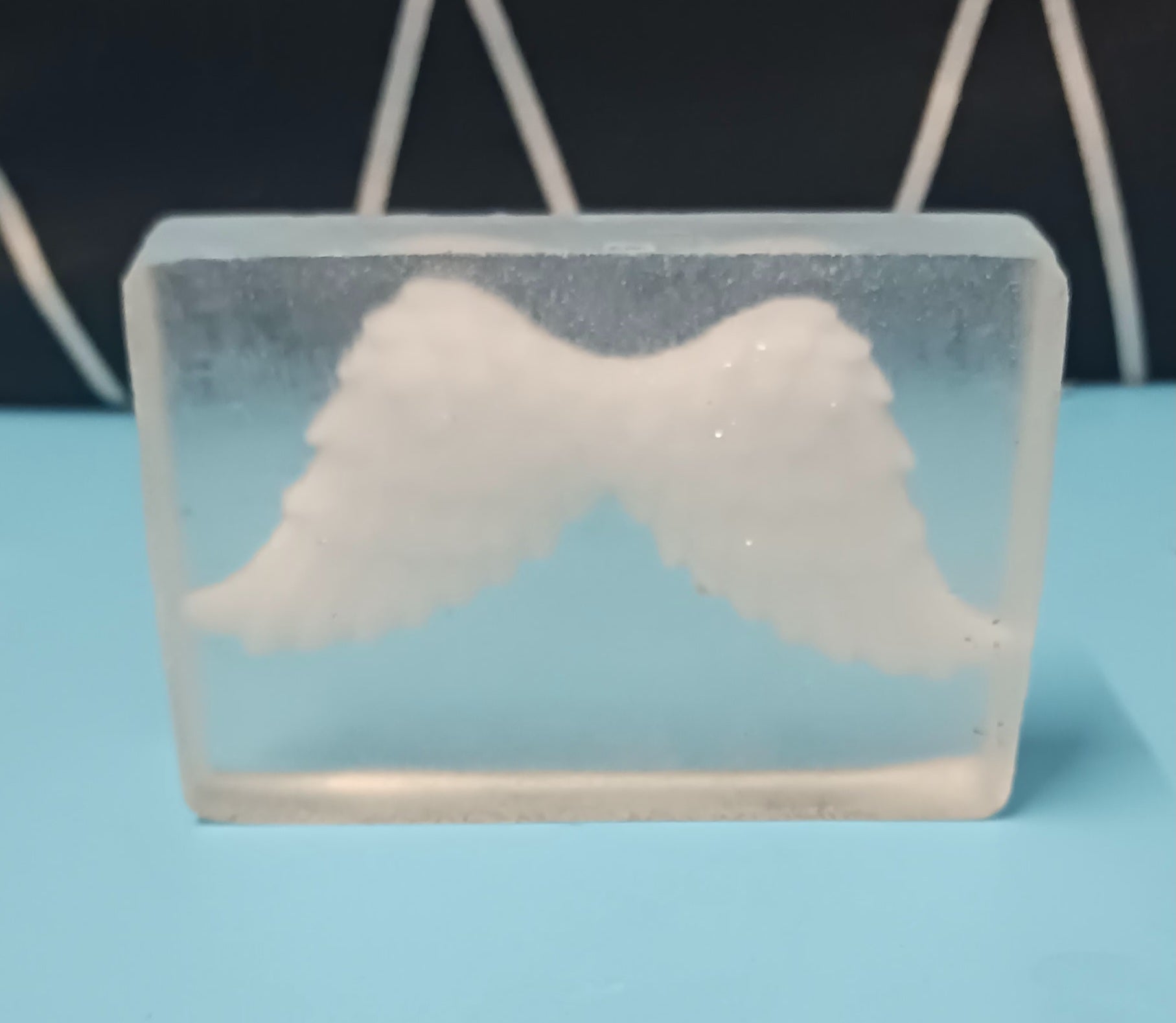 Angel Wings in Clear Soap