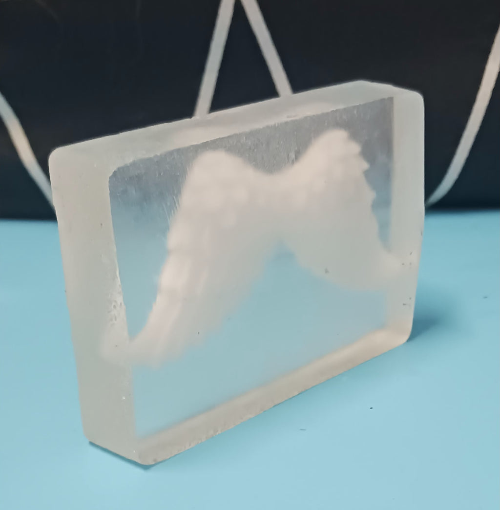 Angel Wings in Clear Soap