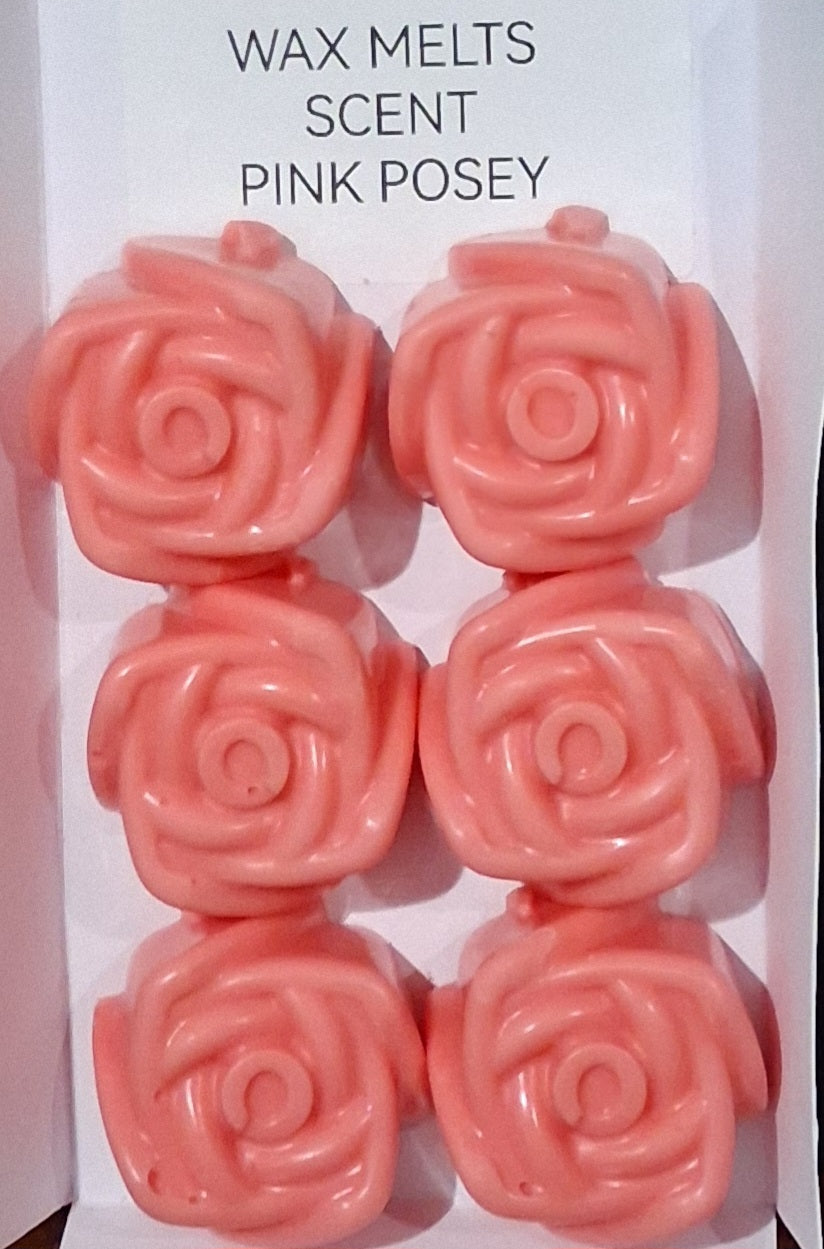 Rose shaped wax melts